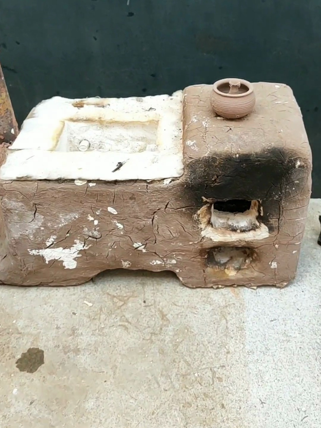 迷你柴窑烧陶瓷过程