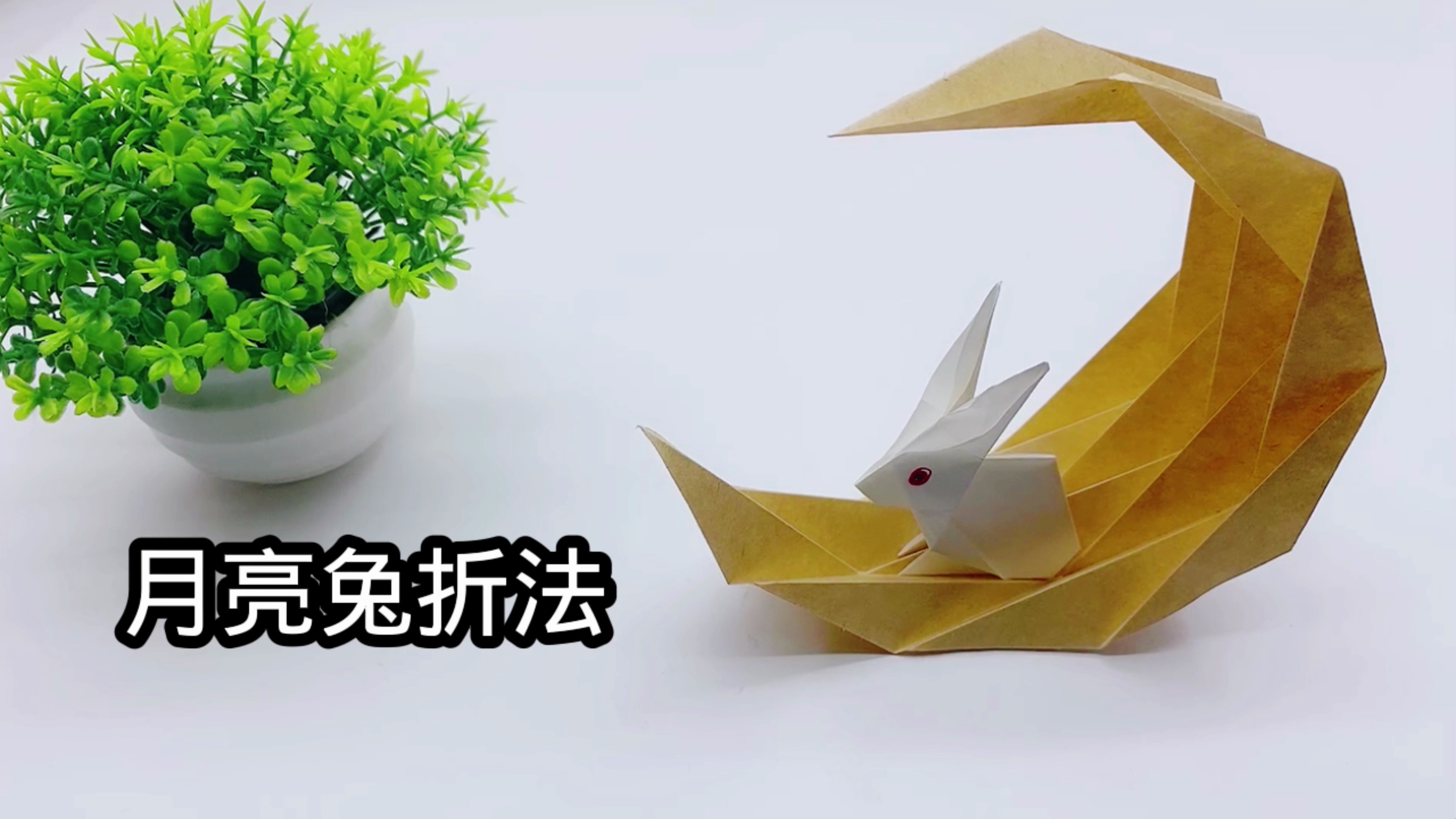 姐妹们月亮兔月亮折法来了!