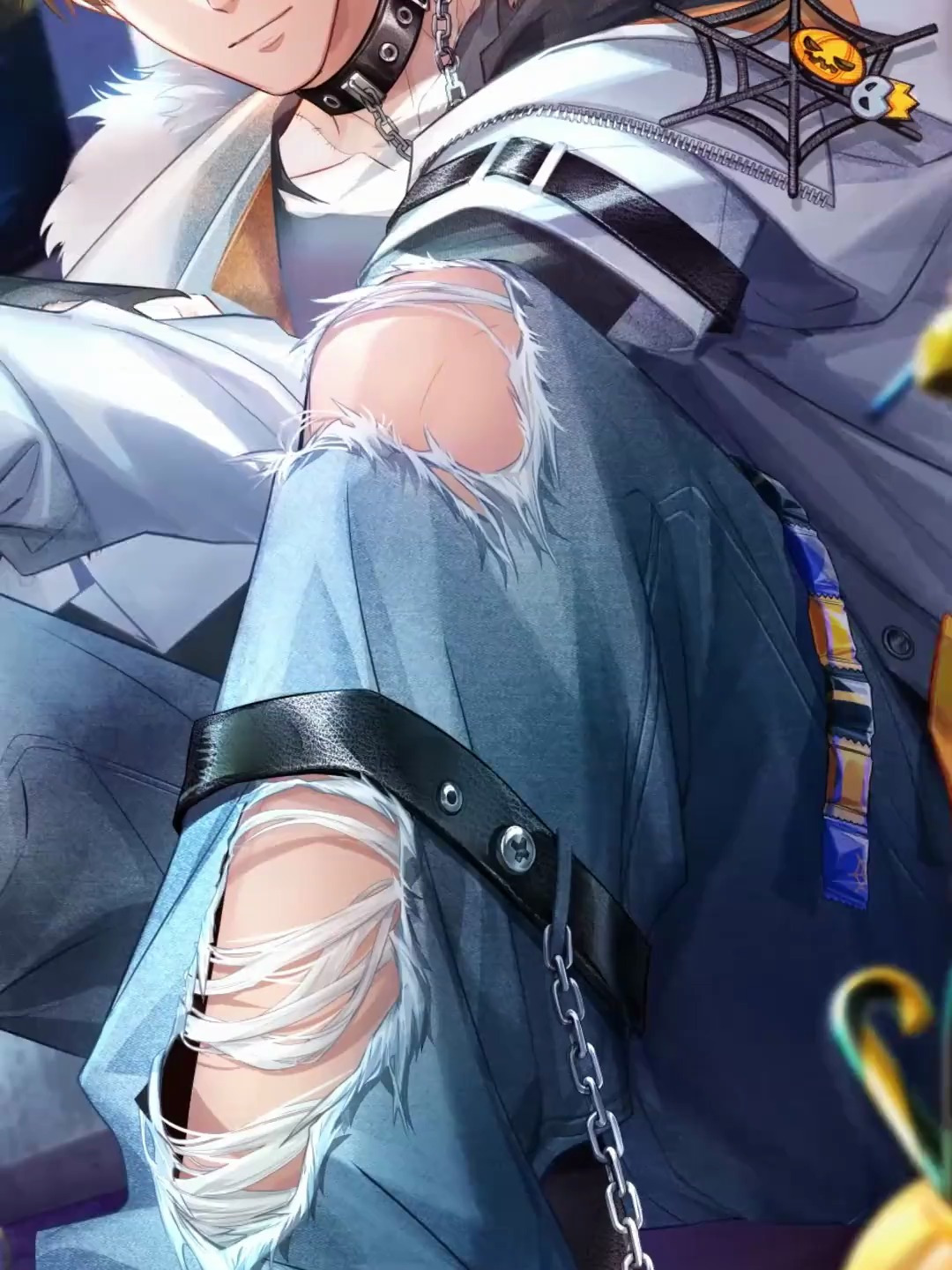 恋与制作人白起24万圣卡面l2d动态