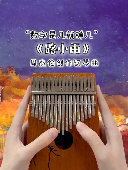 「研音音樂學苑」周杰倫《路小雨》拇指琴演奏-度小視