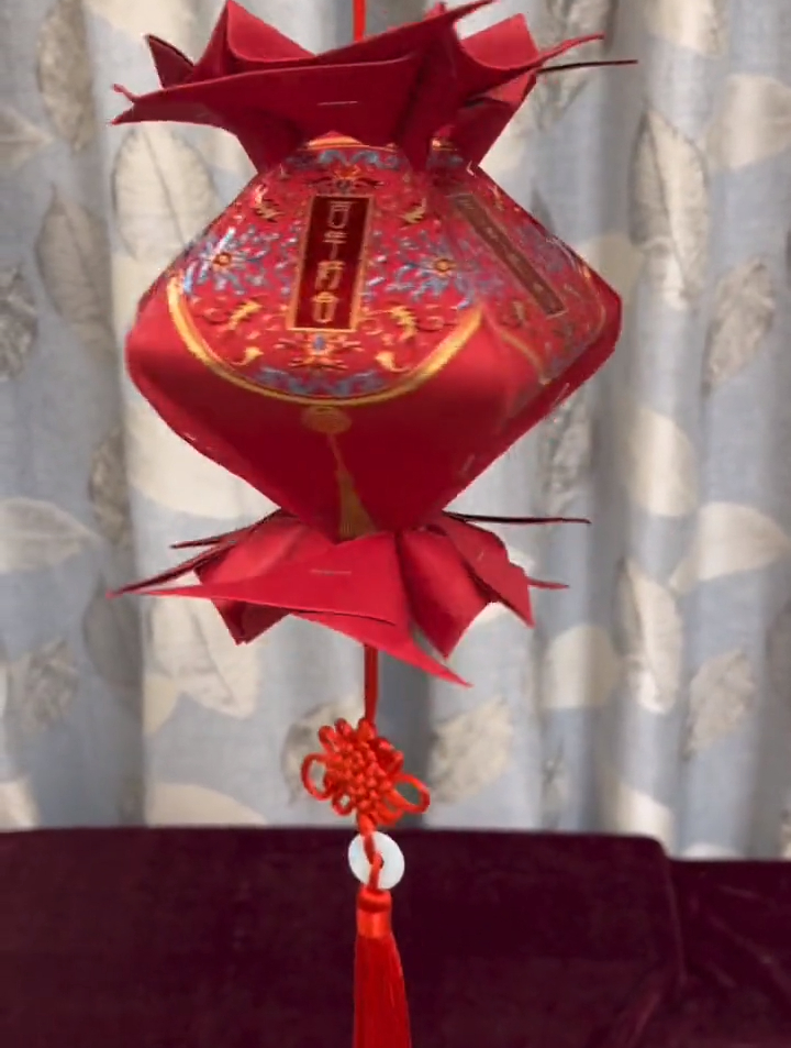 用5个闲置的红包袋做中秋节灯笼,简单又好看-度小视