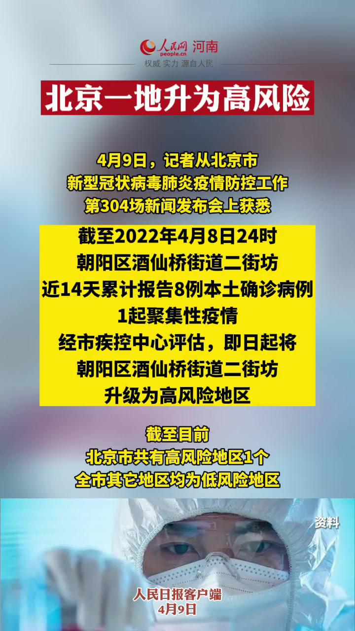 北京一地升為高風險全市其它地區均為低風險地區新聞最新消息疫情速報