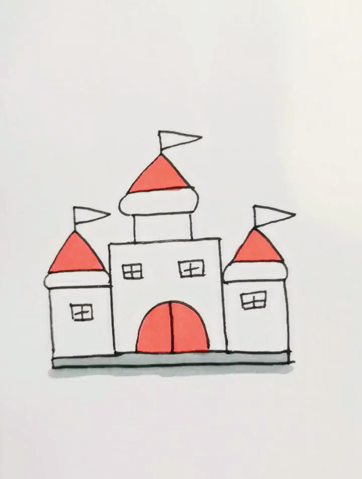 一分钟教你学画画,每一个小公主都有城堡梦-度小视