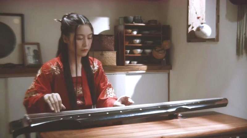 古琴演奏香蜜沉沉烬如霜的主题曲《不染》,这曲中音太动听了!,音乐,器乐,好看视频
