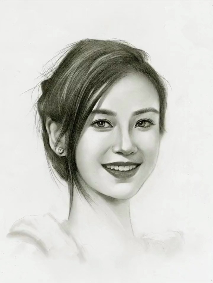 画画 手绘 素描 这笑容爱了爱了