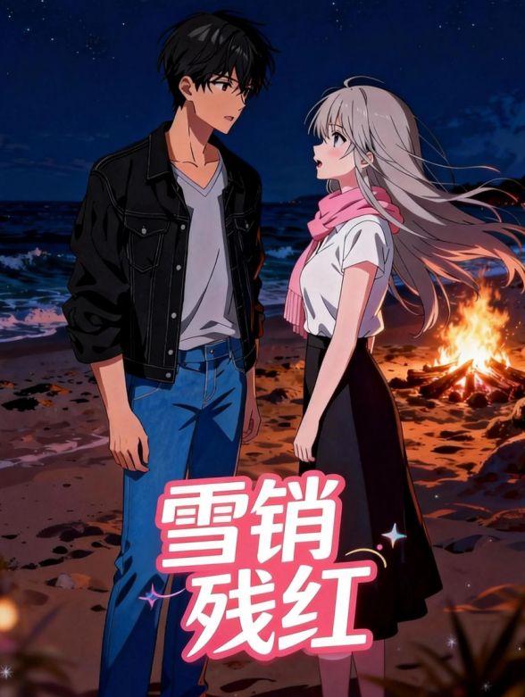 雪销残红