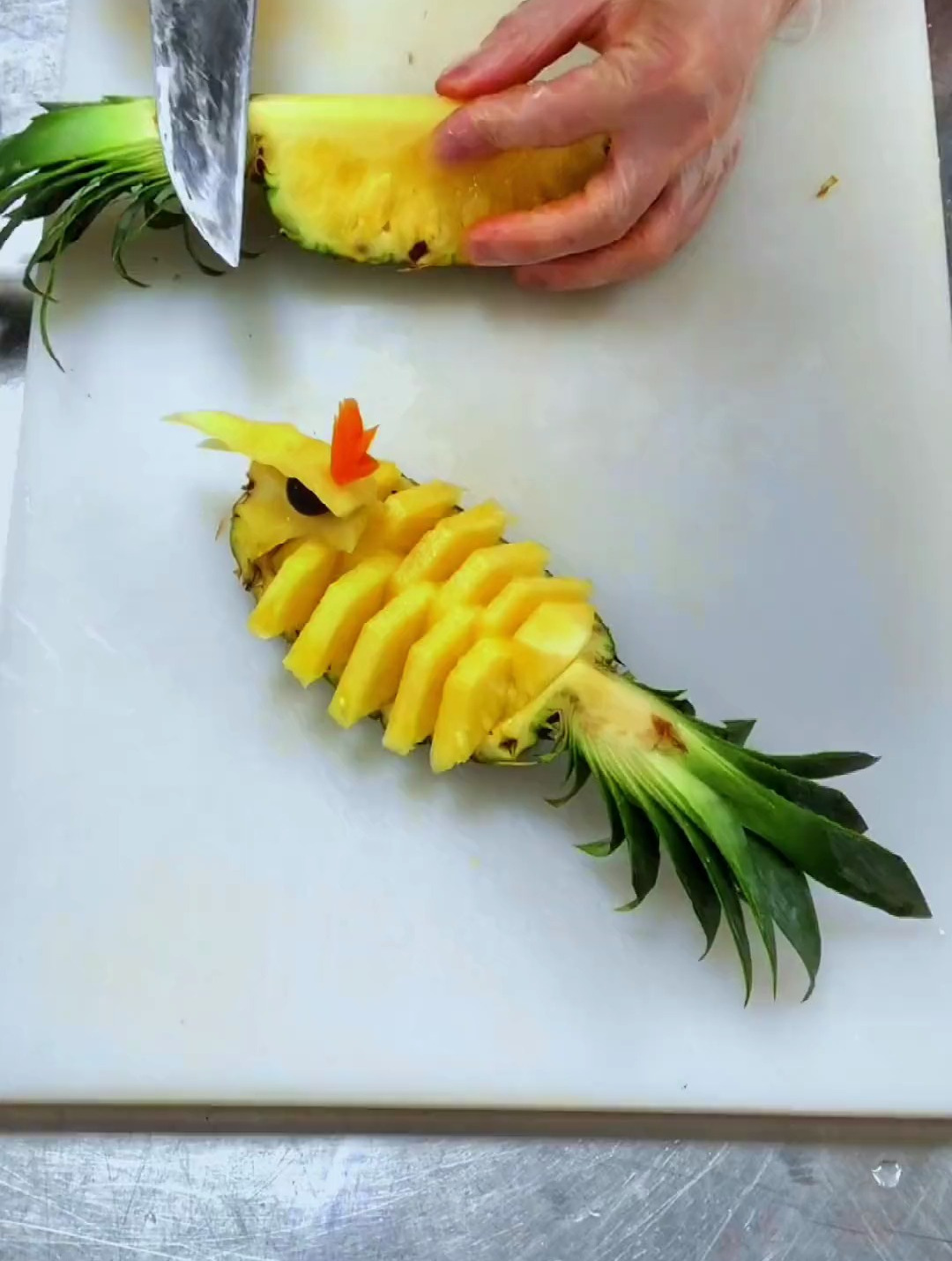 创意菠萝盘饰,你学会了吗