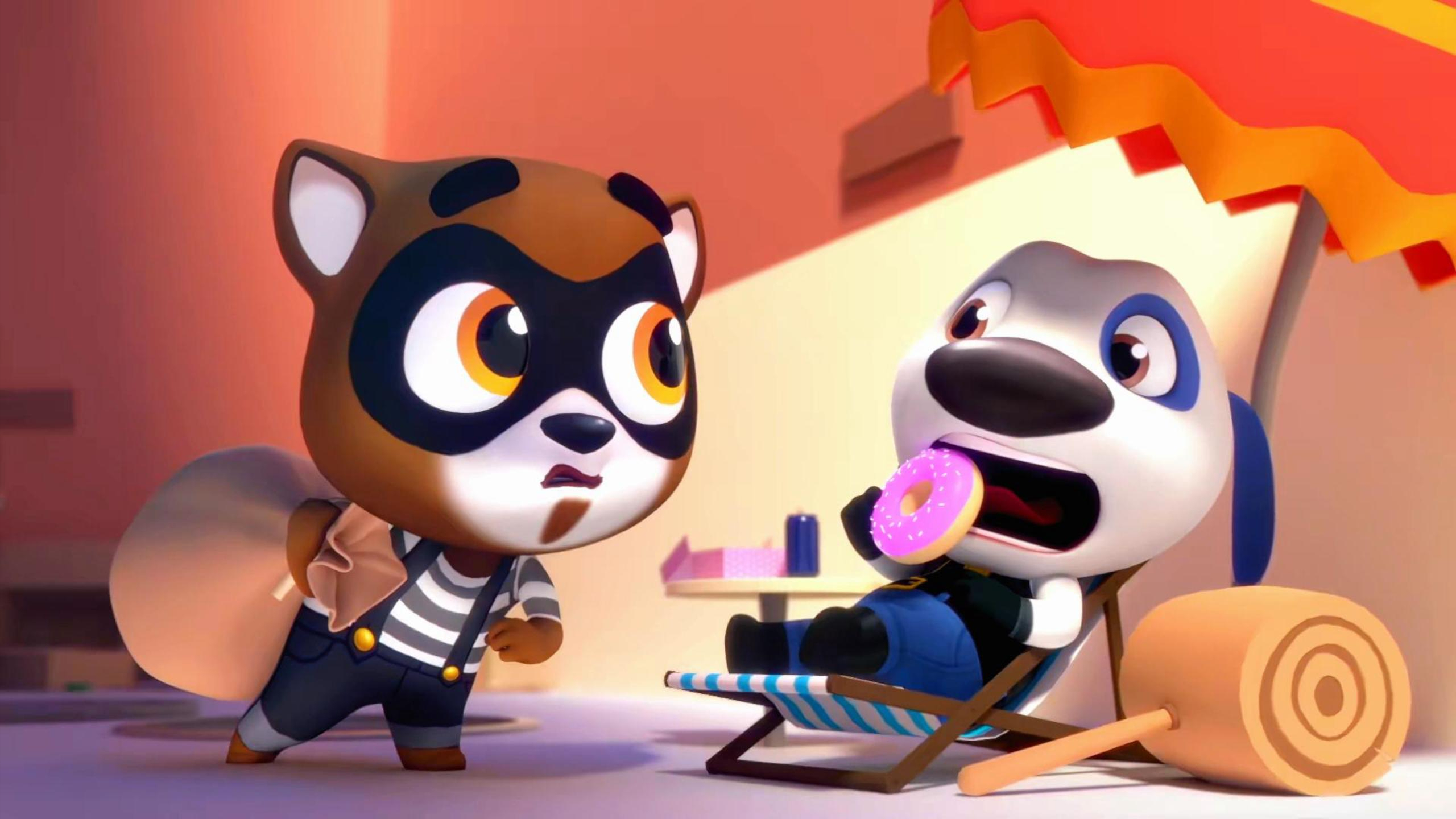 汉克狗和罗伊的甜甜圈大战