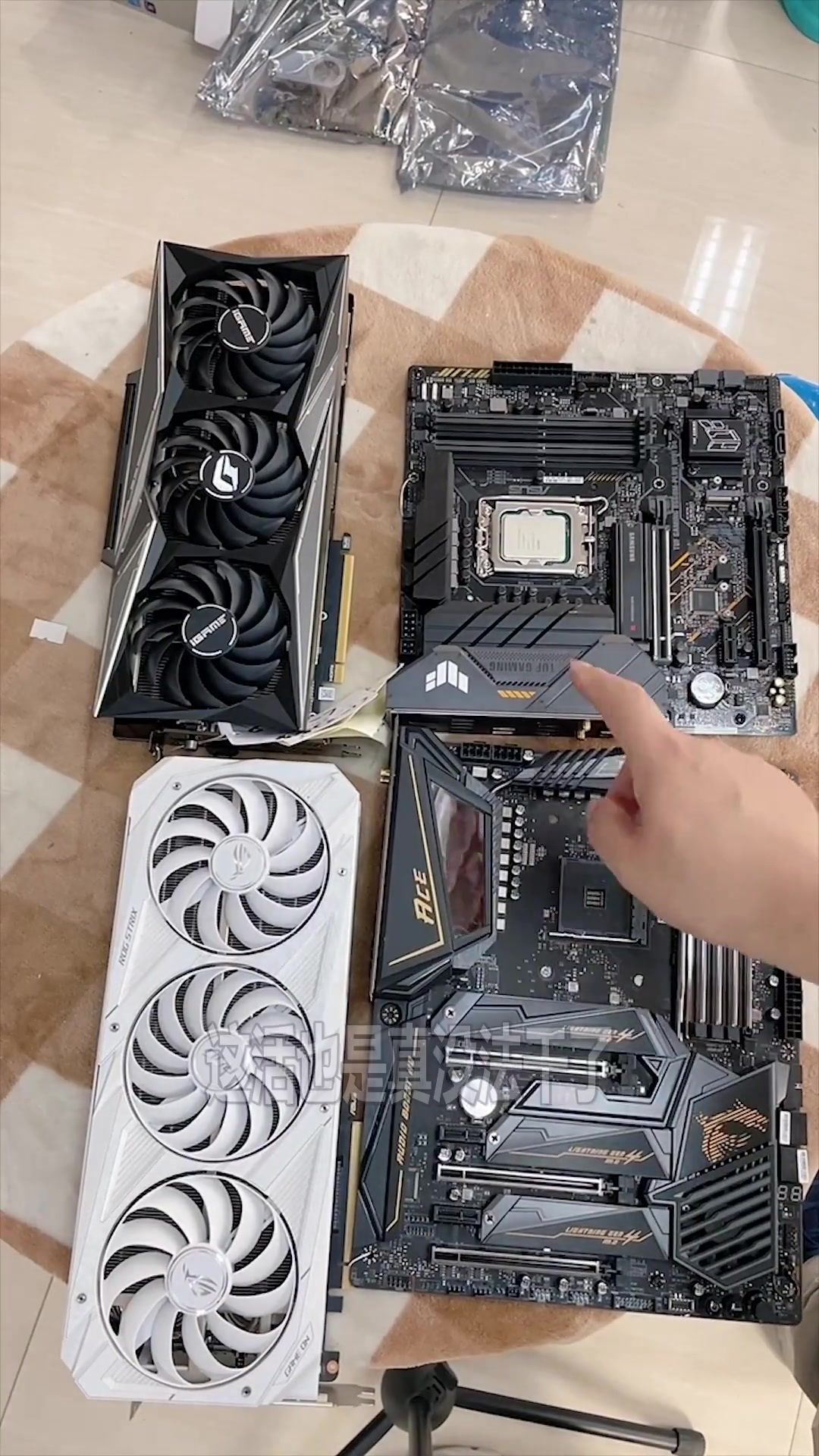 维修不能亮机的微星b550i gaming老主板-度小视