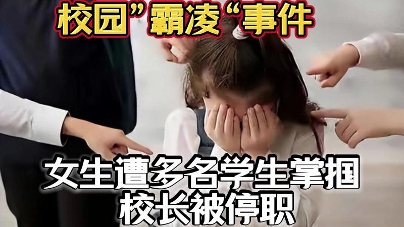 女生在校遭多名学生掌掴！校长被停职处理 教育 教育资讯 好看视频