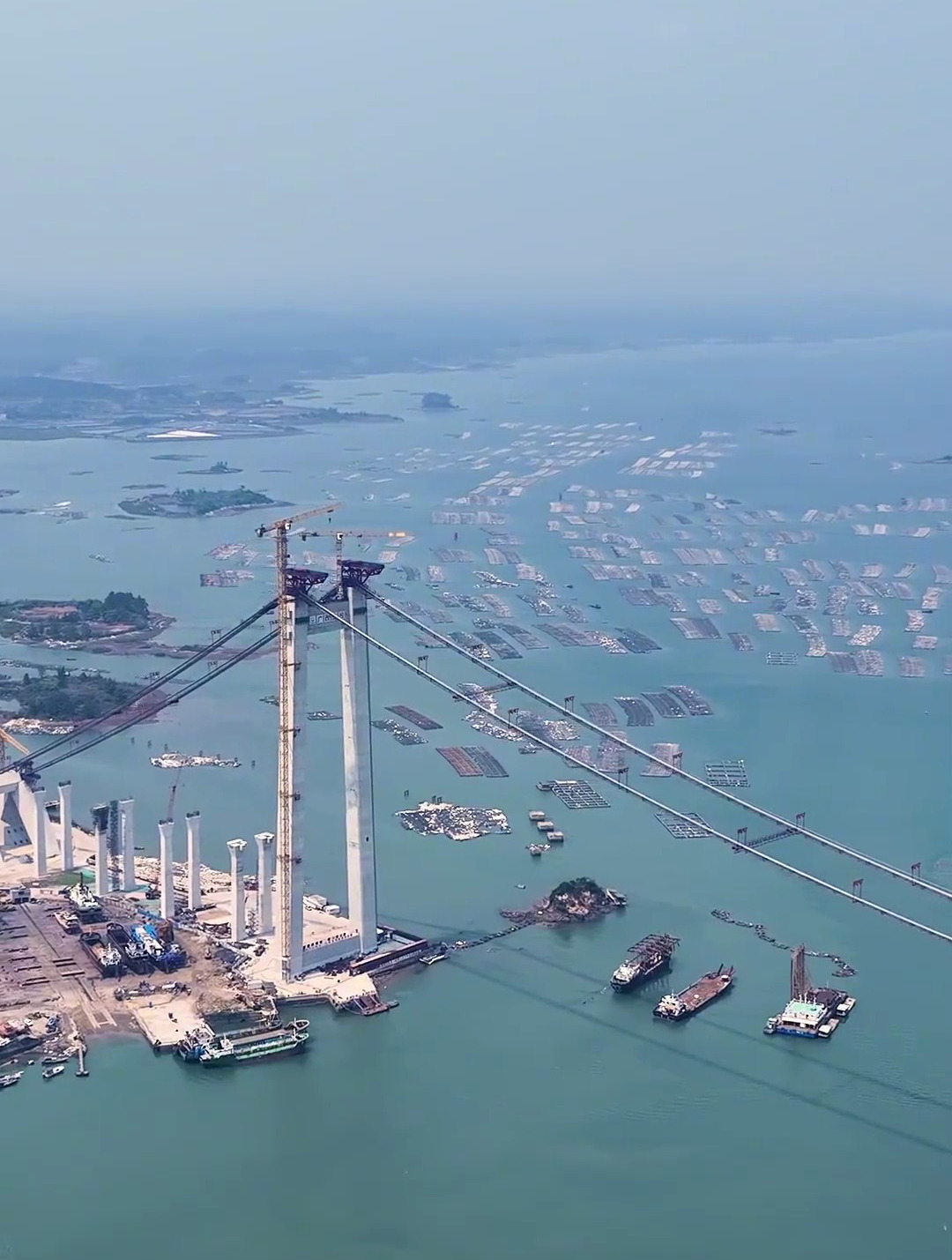 广西在建的最长跨海大桥-龙门大桥