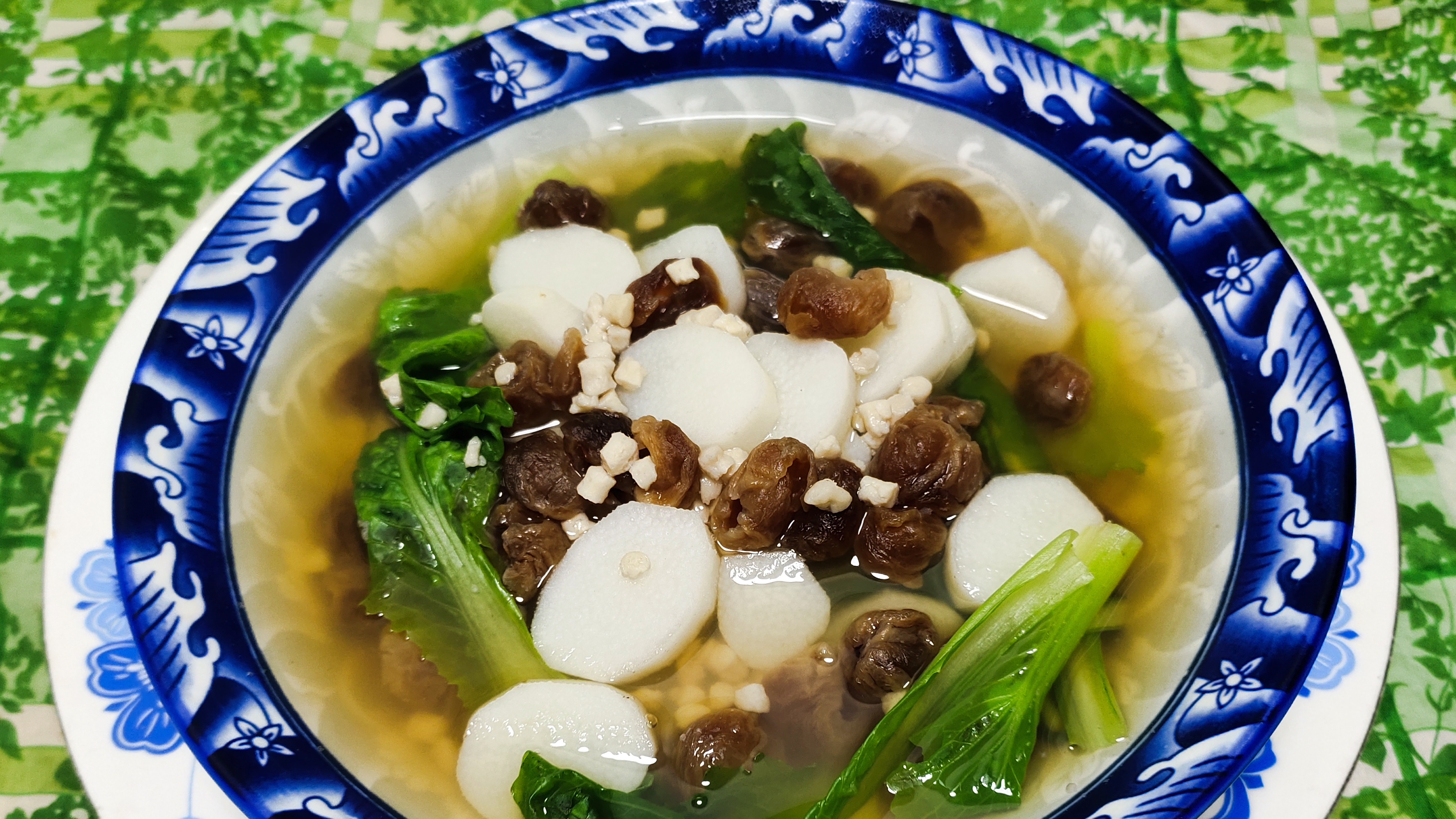 关德财老师教做素菜 龙眼炖山药