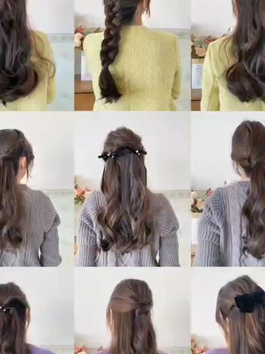 编发,简单好看的编发,日常生活实用发型