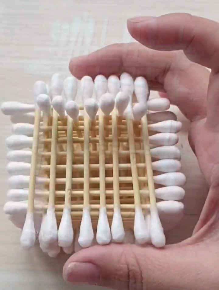 妈见打系列 棉签房子