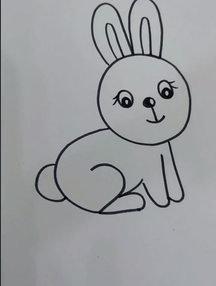 小兔子,一起画画吧,儿童创意绘画-度小视