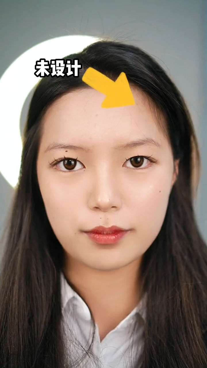 女大学生眉形设计,细弯眉更显清纯,达到冻龄效果!