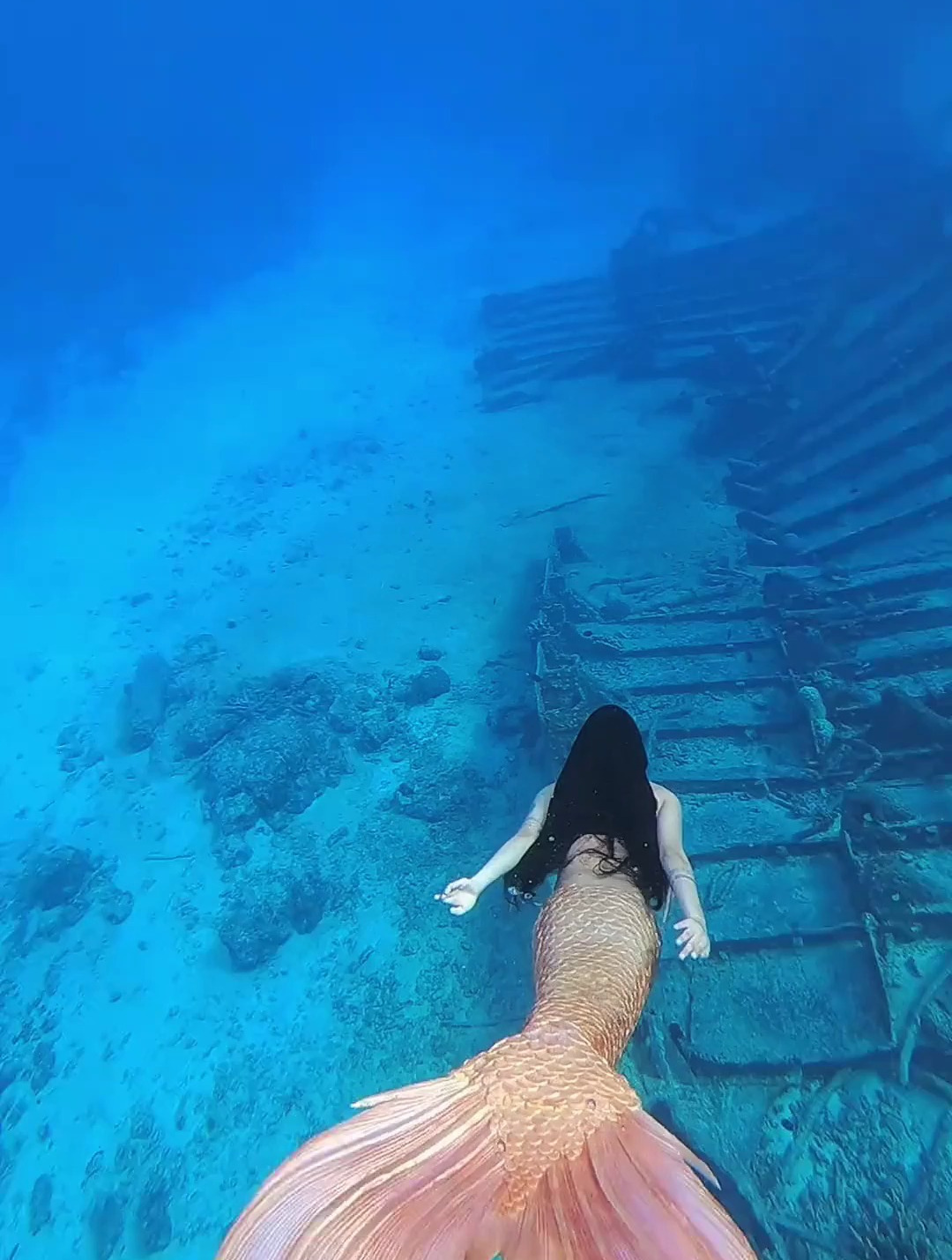 这是我见过最漂亮的潜水美女,身材唯美,如美人鱼一样优雅迷人