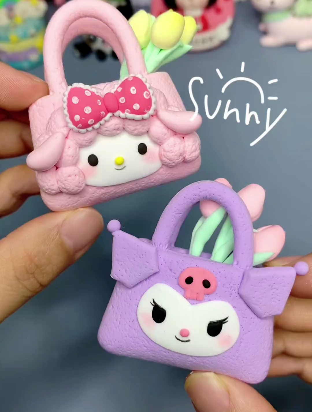 软乎乎的小包包啊!黏土教程