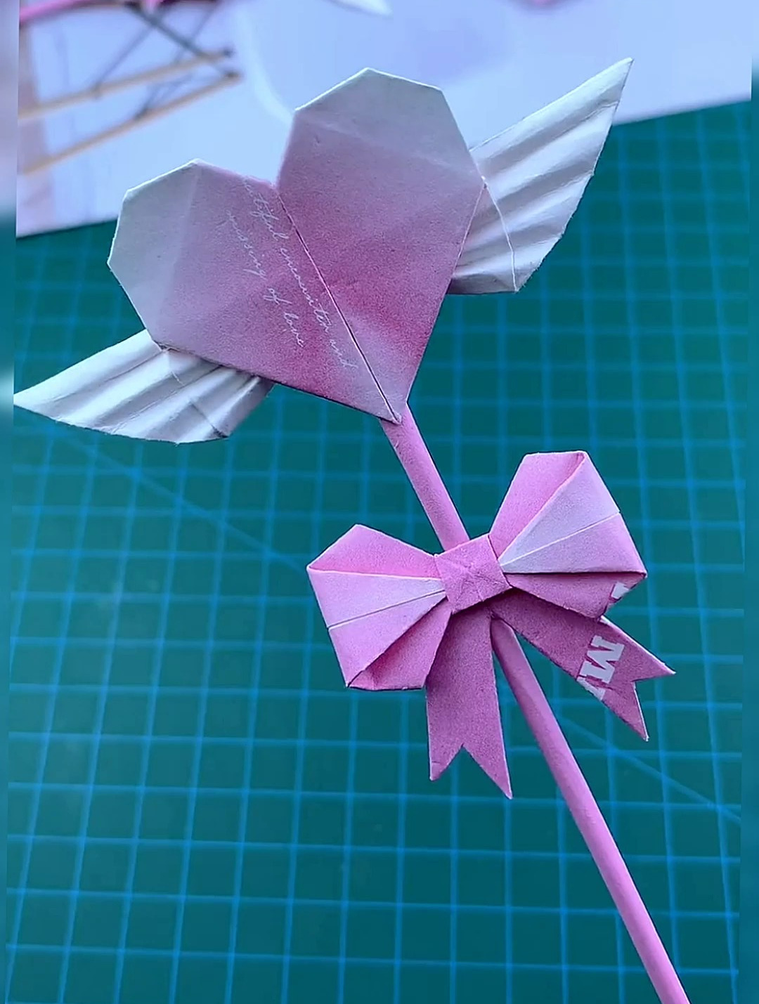 手工折纸仙女魔法棒图片