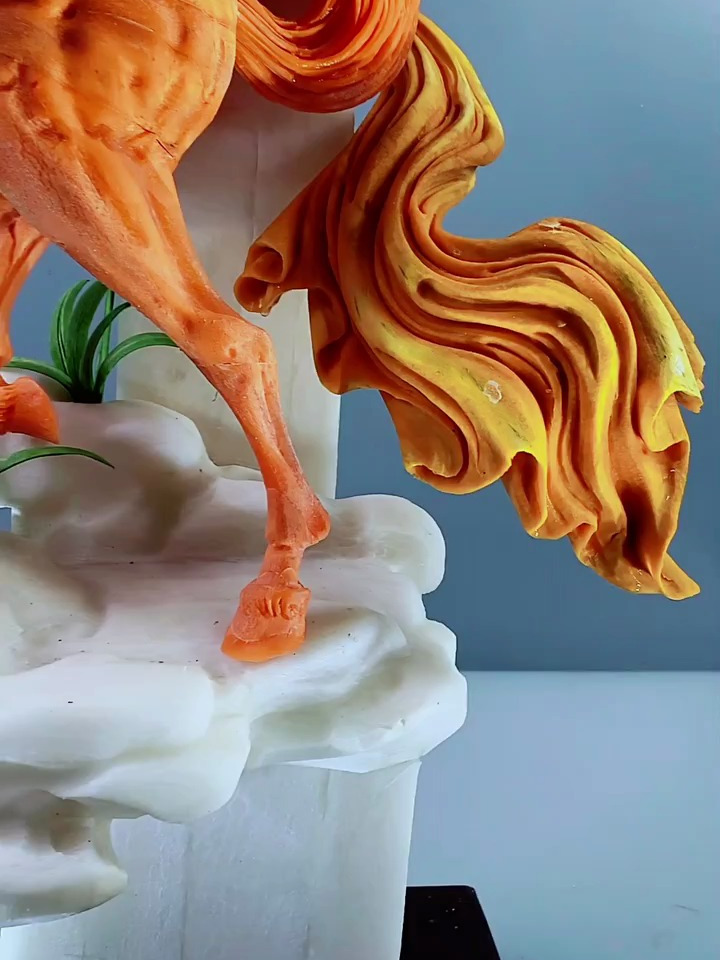 马到成功,食品雕刻