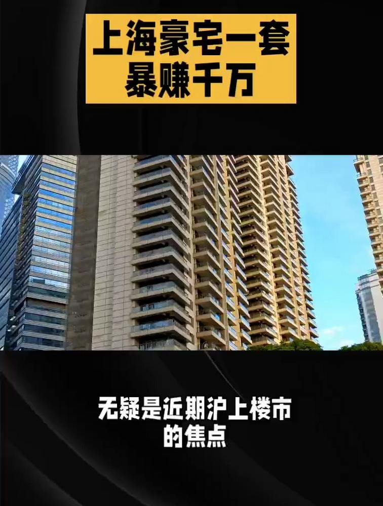 上海顶级豪宅中一套暴赚千万:小程序被挤爆、亿万富豪烈日排队