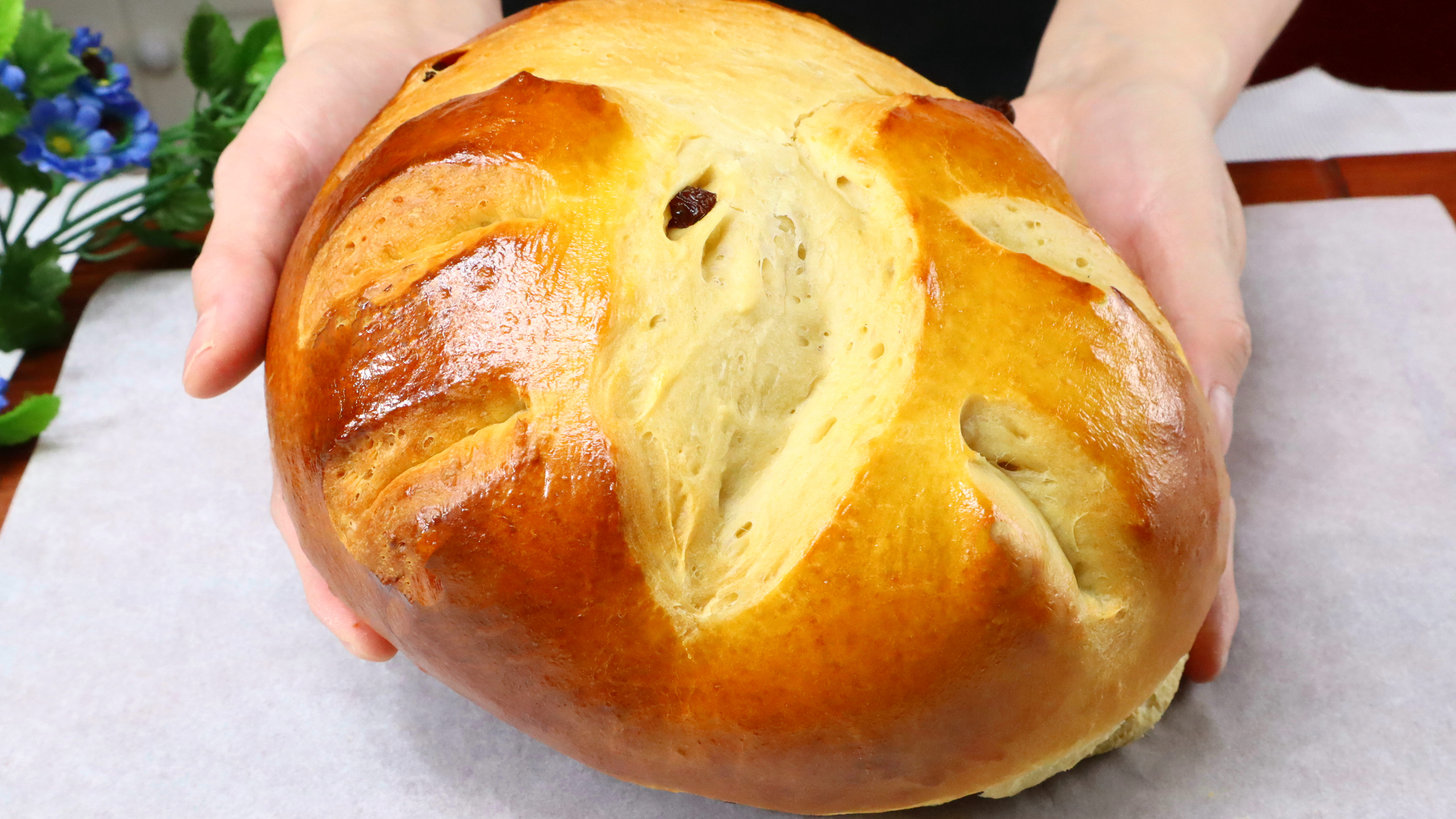 从德国邻居学来的面包做法，既有面包的松软又有蛋糕的口感，好吃