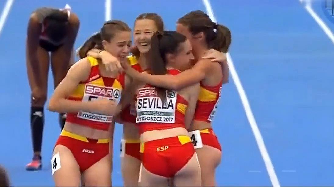 波兰世界女子田径锦标赛，青春洋溢，看着就是有精神
