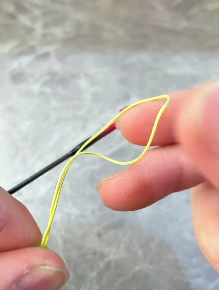 广谱型 主线连接竿稍方法