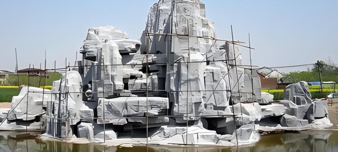 兰州水泥塑石假山工程项目