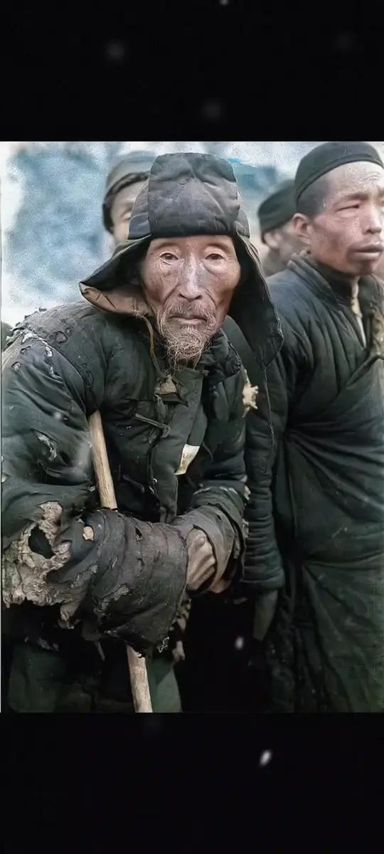 80多年前的河南灾民