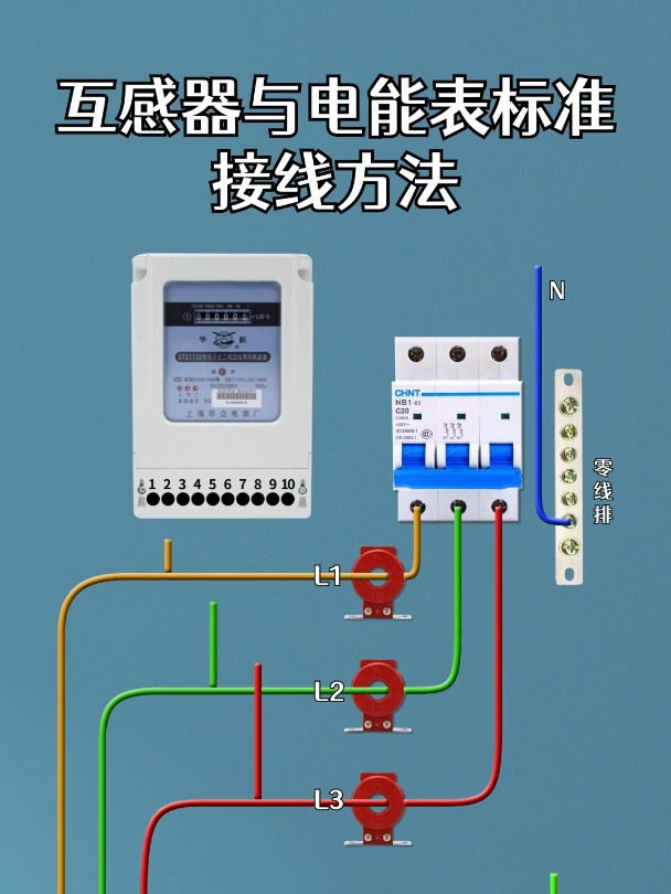 互感器与电能表标准接线方法