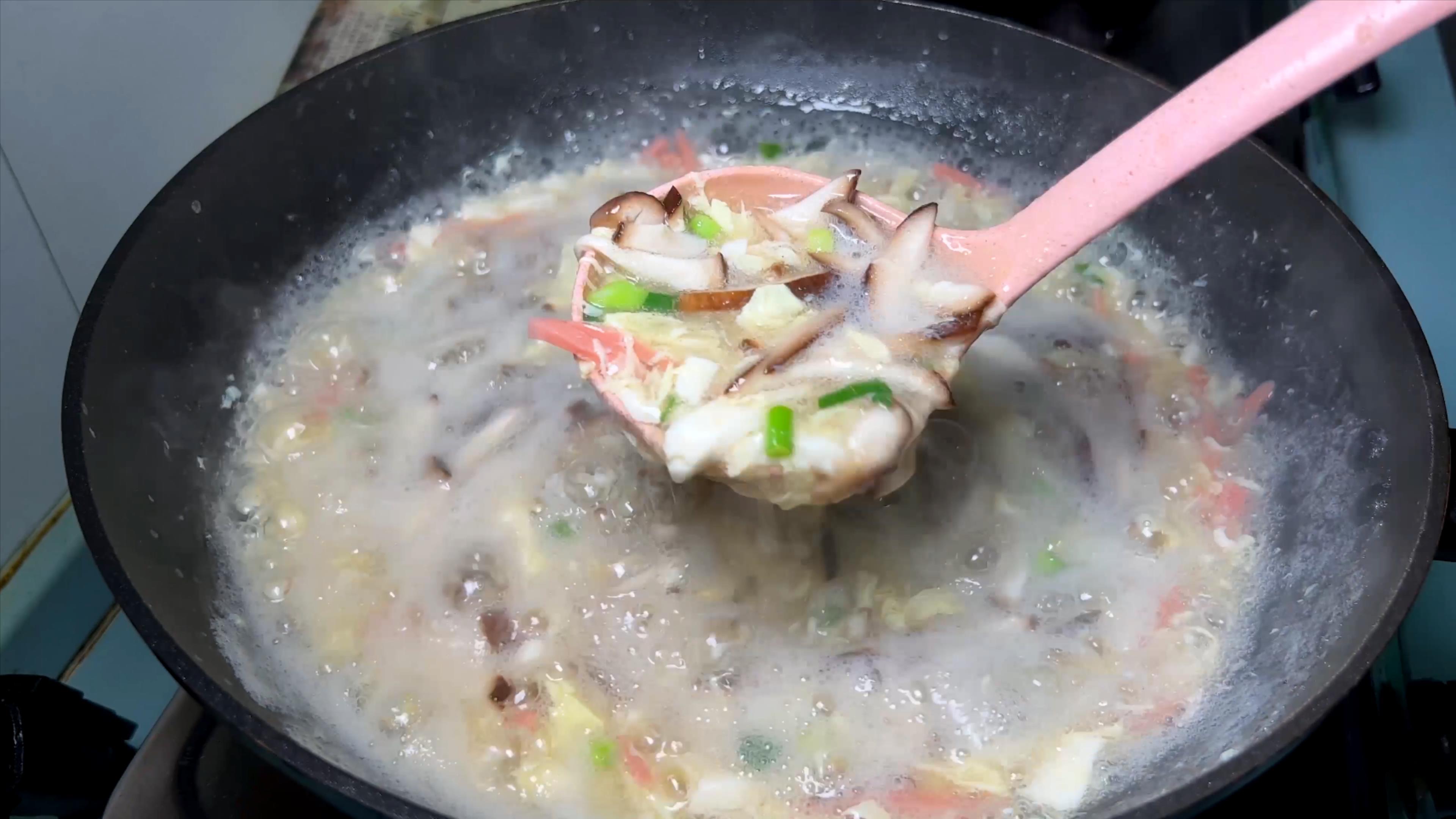 饭店58一锅香菇豆腐羹,在家也能做,清淡营养,成本只需10块钱