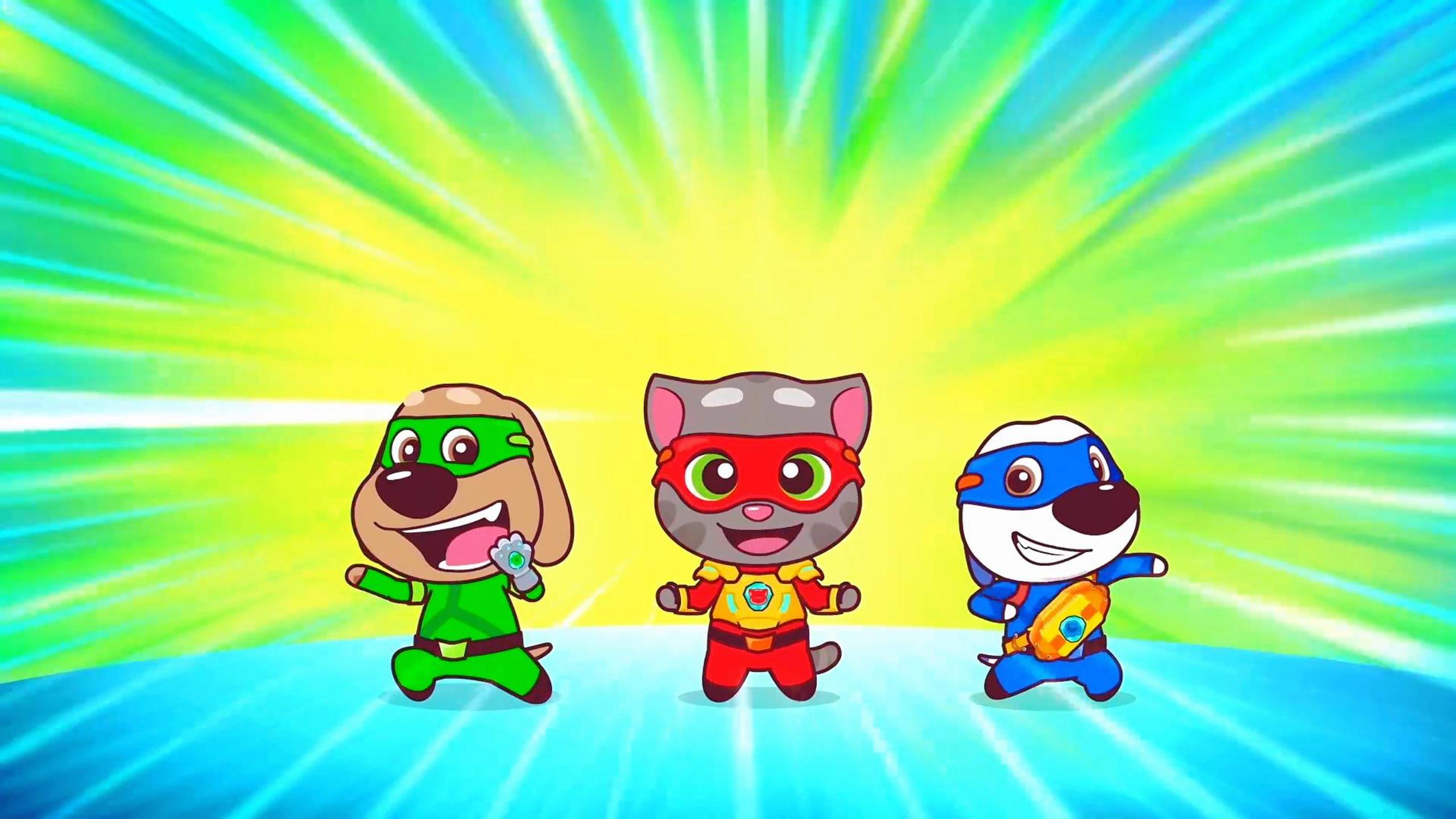 汤姆猫小队出发拯救安吉拉 悟饭游戏厅 汤姆猫跑酷