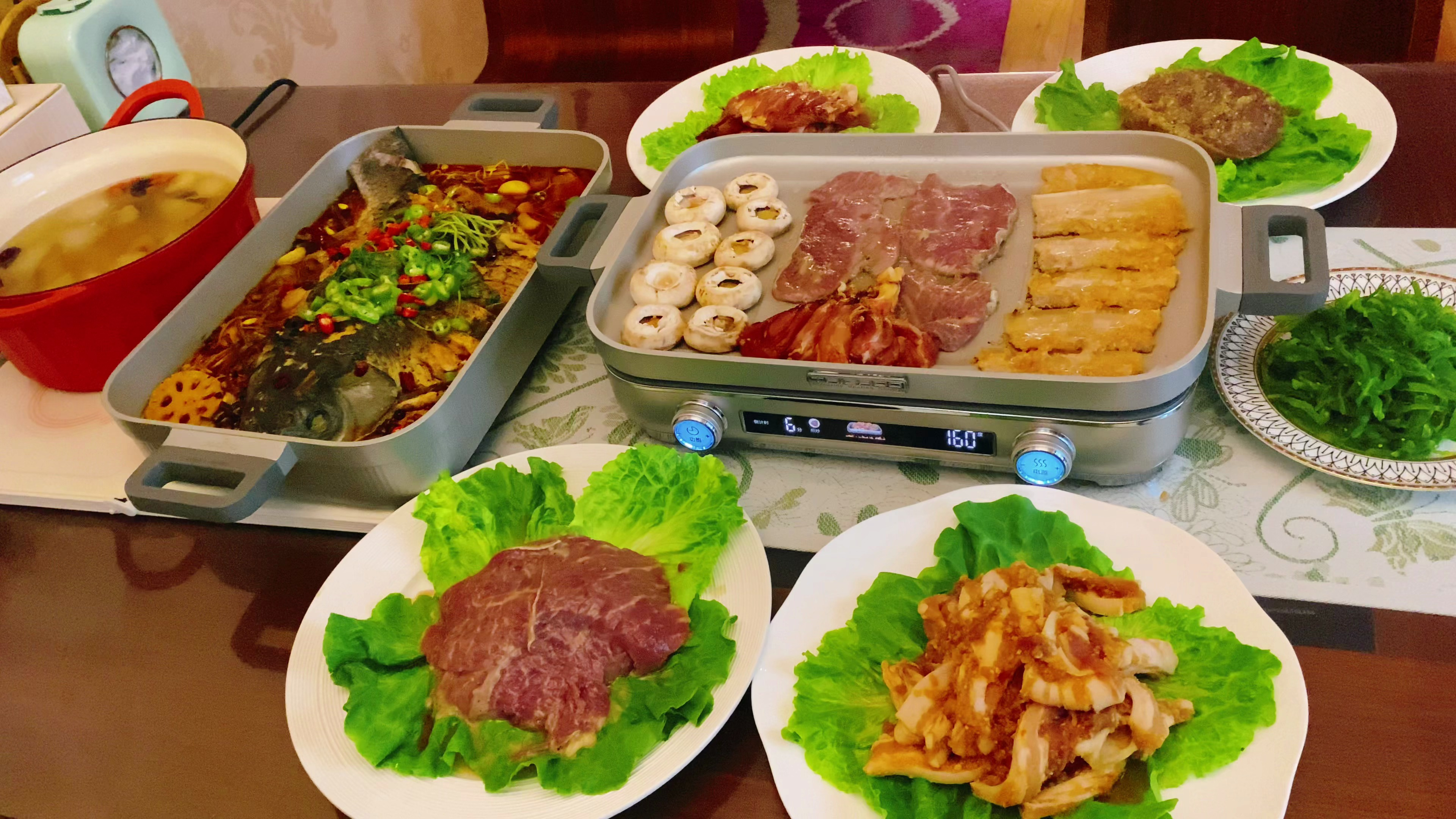 天冷了，来一顿家庭版烤鱼附烤肉腌制方法分享