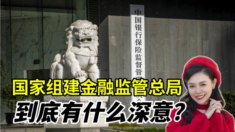 国家组建金融监管总局,到底有什么深意?这类人正在瑟瑟发抖!,财经,财经综合,好看视频