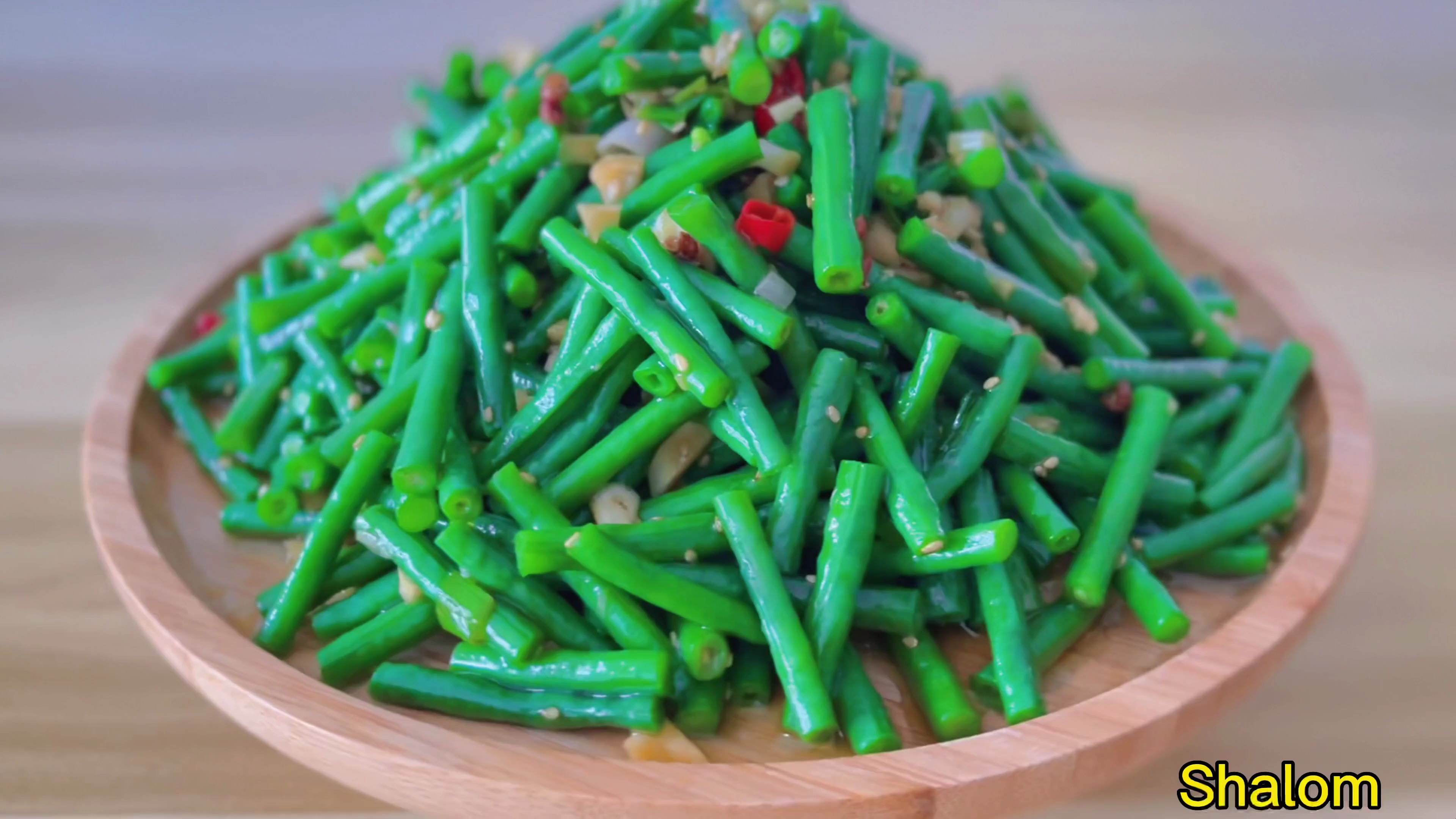 “凉拌长豆角”为什么这么好吃?掌握住技巧,做出来好吃的很!