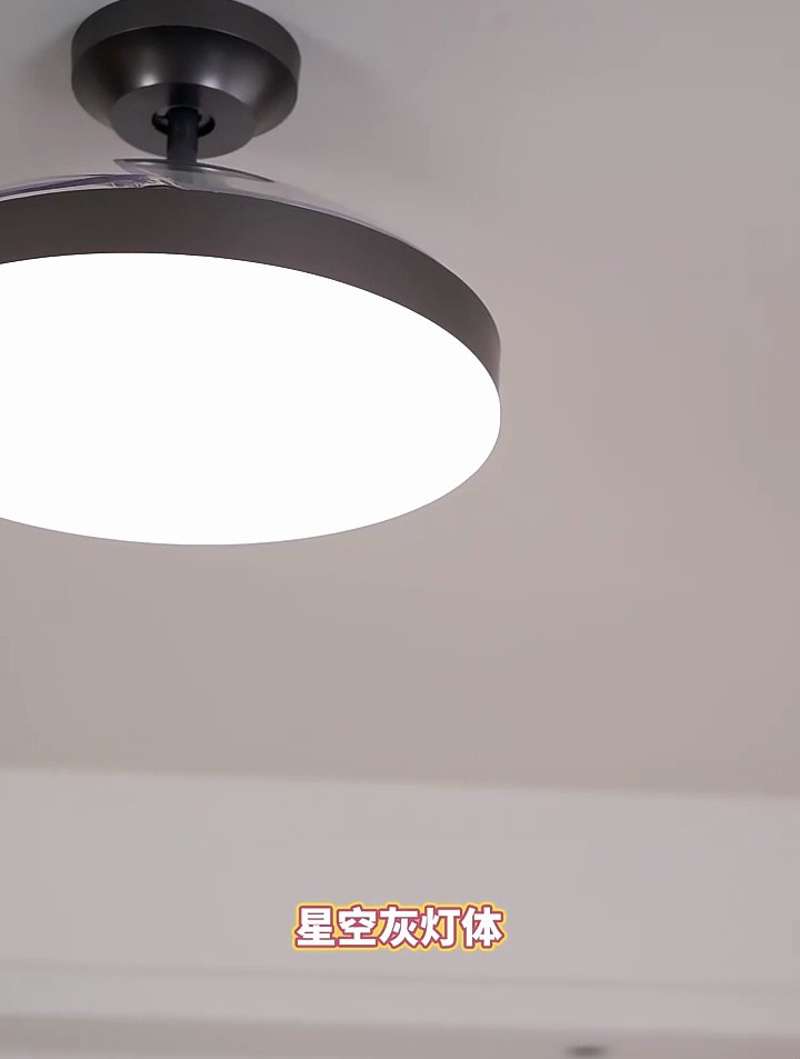 opple 隐形扇风扇灯 客厅餐厅卧室简约吊灯 现代北欧电扇灯具