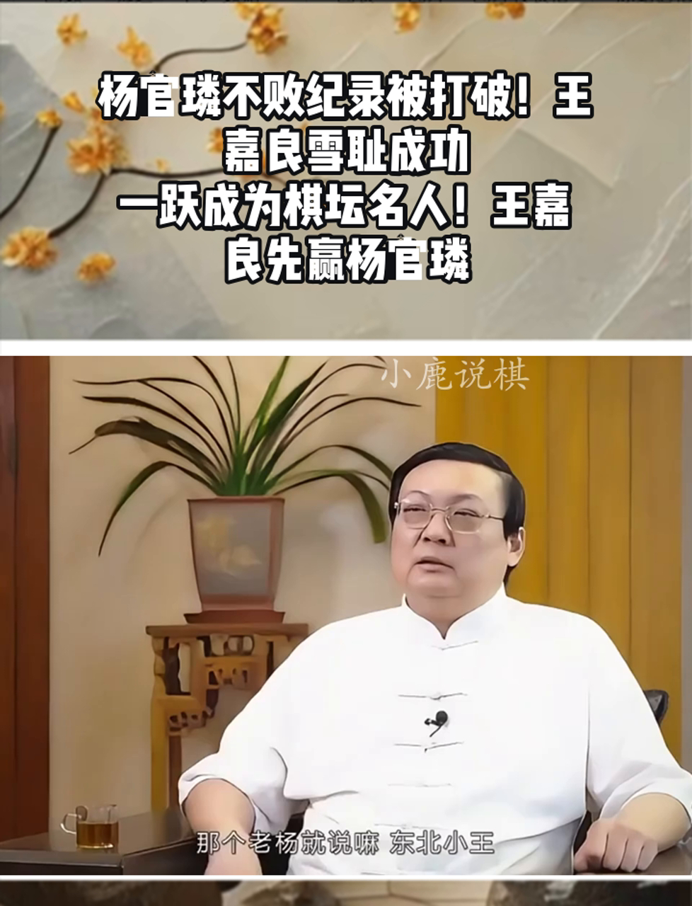 王嘉良先赢杨官璘