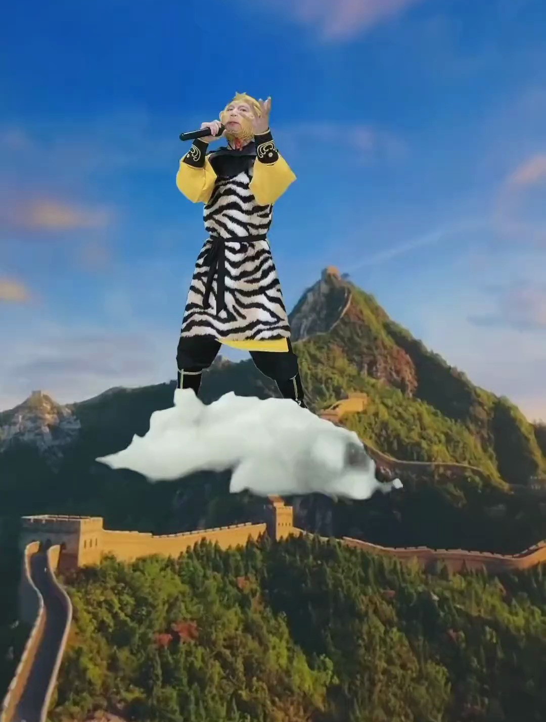 大师兄筋斗云唱歌,西游记,孙悟空,腾云驾雾