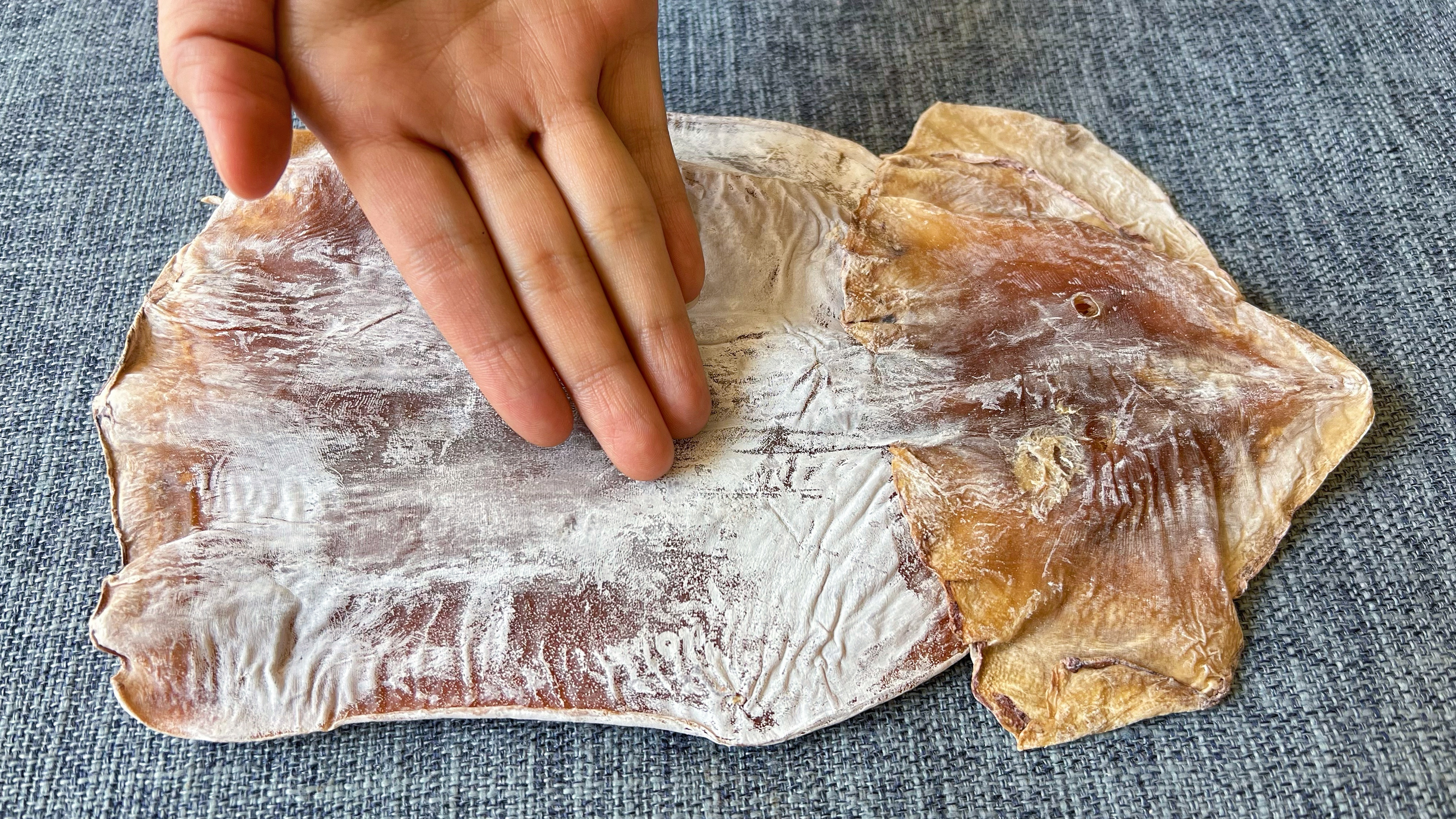 泡发干鱿鱼时，只加清水就错了，20年大厨教你一招，2小时发5倍大