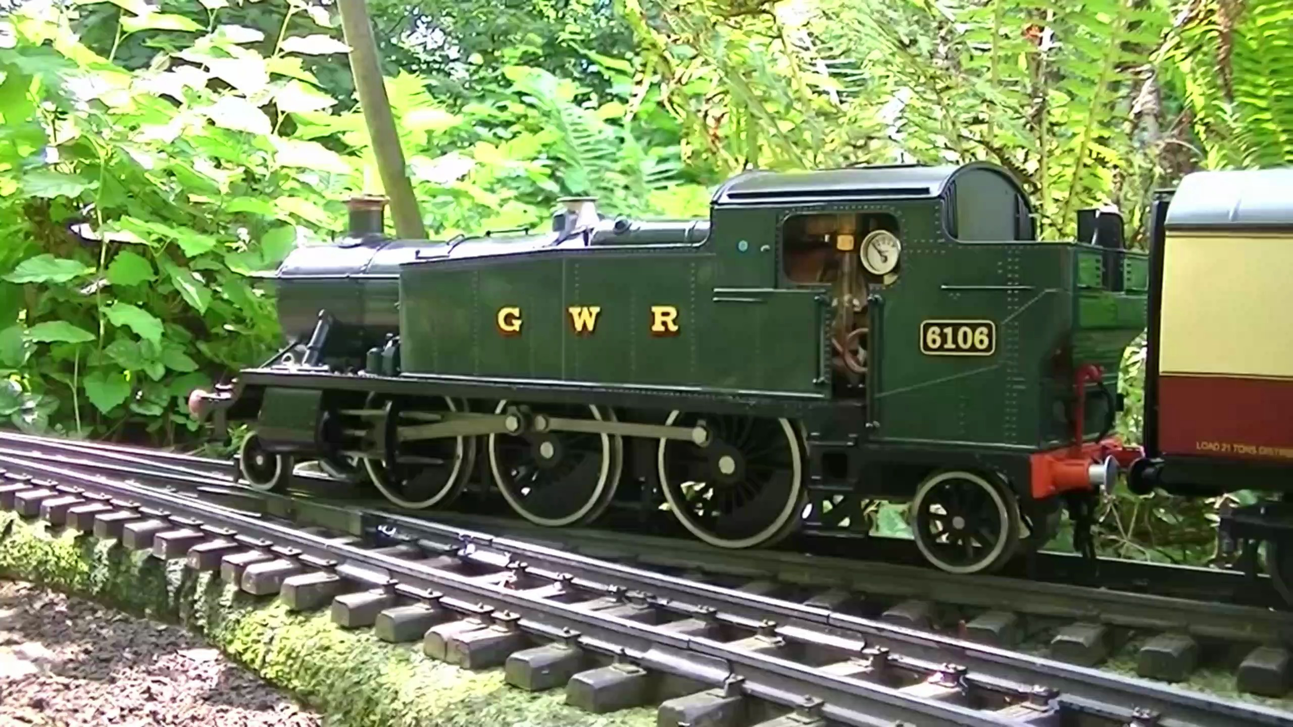 GWR6106 蒸汽机车,也是一款花园级别的火车模型