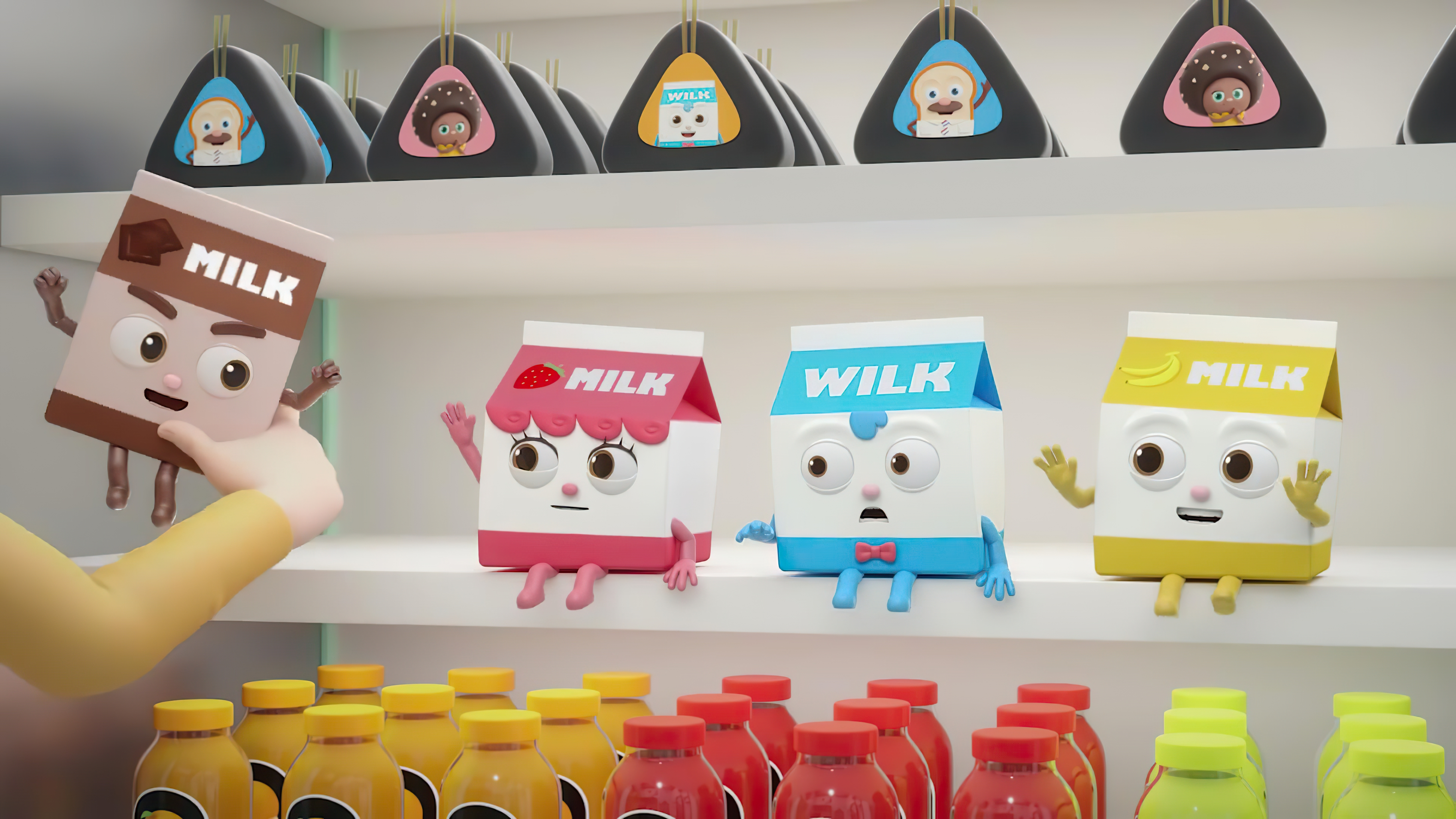 纯牛奶因为没人选,自卑难过,面包师傅让他重拾信心