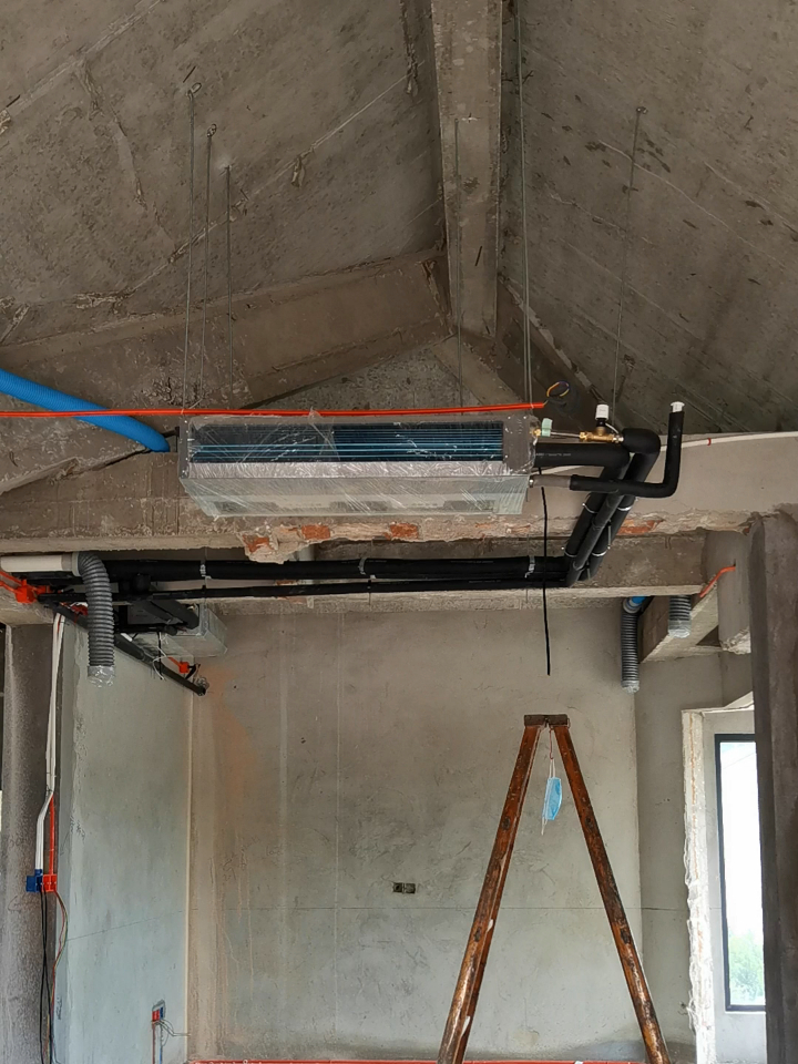 水机空调地暖热水三联供之空调内机初步完工简介