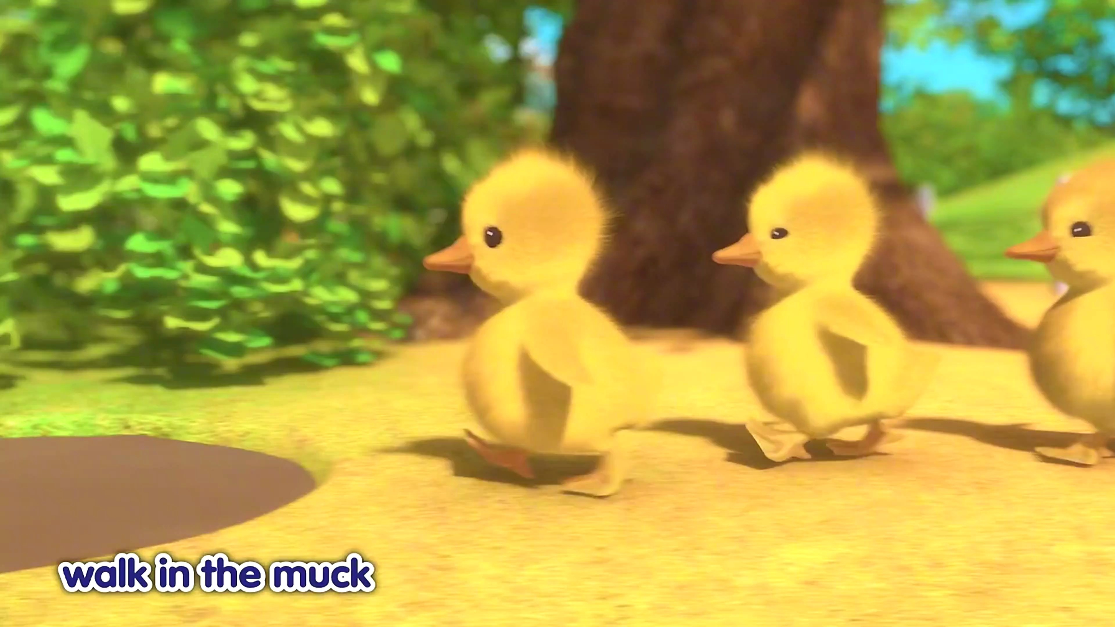 巴塔木流行儿歌2:小鸭子!小鸭子排排队走路,谁看了都会说可爱