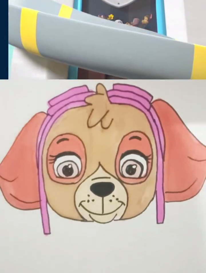 有趣动画片和简笔画哦哦,汪汪队立大功-度小视
