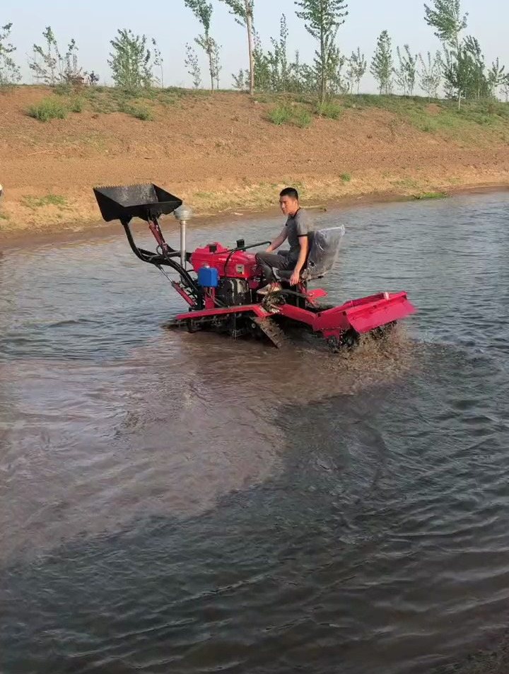 乘坐式旋耕机 水旱两用旋耕机-度小视