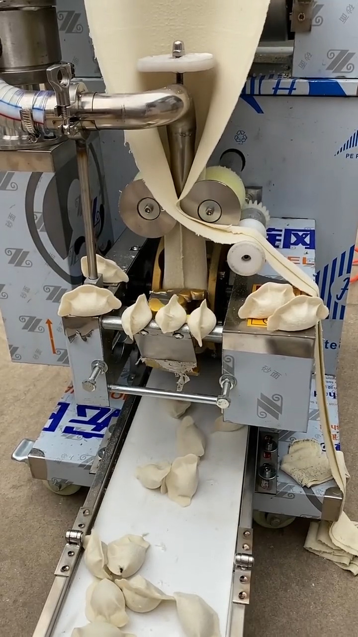 快来看看机器包饺子是怎么包的又快又好的!