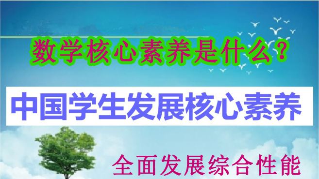 [图]小学数学核心素养是什么？