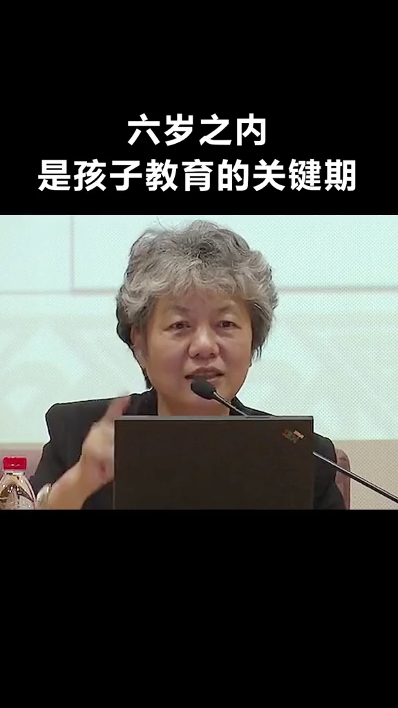 李玫瑾精讲教育:在6岁之前,是孩子教育的关键期!