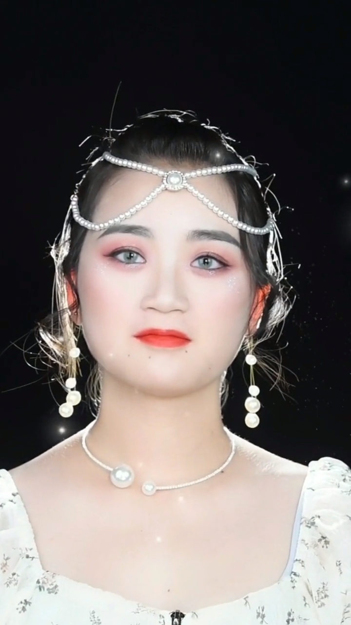 珍珠抹额公主仿妆图片图片